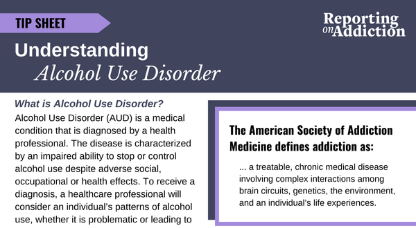 TIP SHEET: Understanding Alcohol Use Disorder📝
